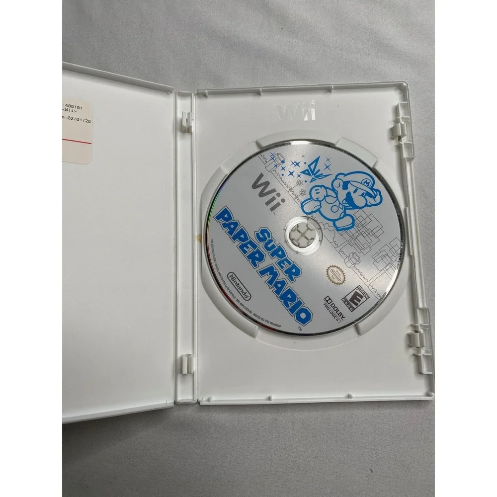 Super Paper Mario Nintendo Wii Video Game